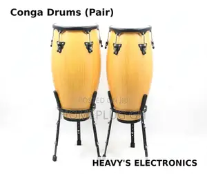 Conga Drums (Pair) – Natural