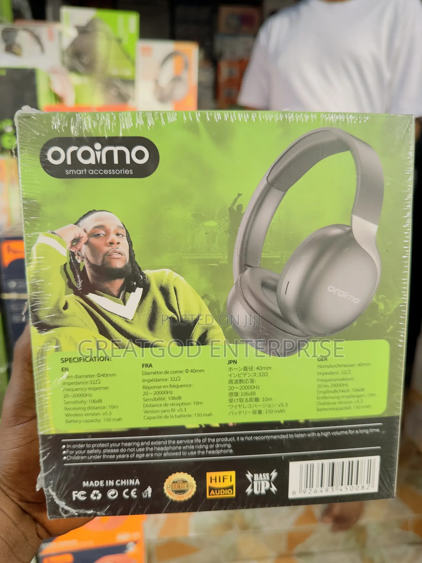 Oraimo ZB-670 Wireless Headset