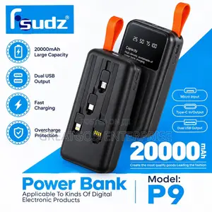 Fsudz P9 20000mAh Power Bank