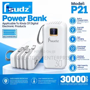 Fsudz P21 30000mAh Fast Charging Power Bank