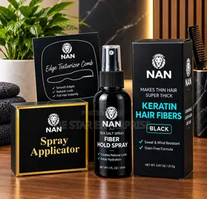 NAN Hair Fiber Styling Kit – Black