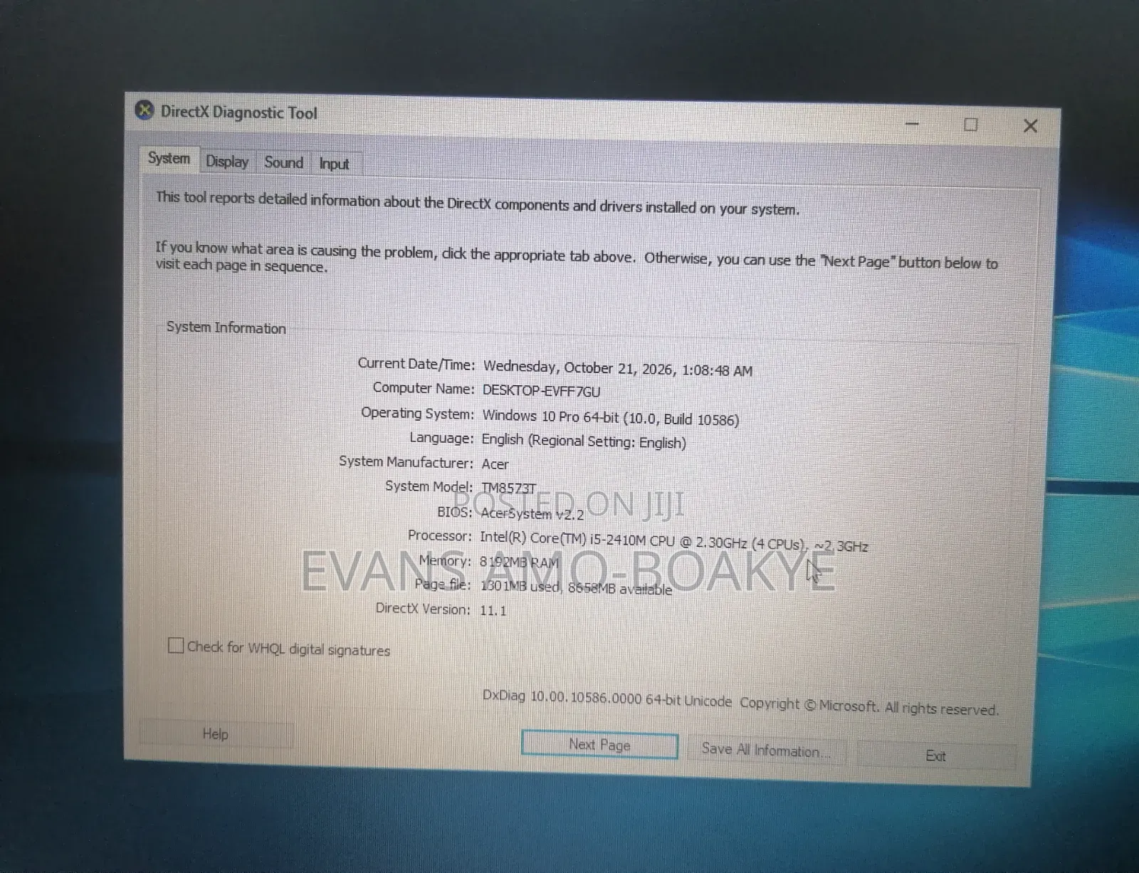 Laptop Acer TravelMate 8572 8GB Intel Core i5 HDD 500GB