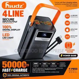 Fsudz F-Pb50 50000mAh Fast Charging Power Bank