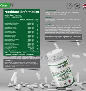 Probiotic & Prebiotic Complex - 77 Billion CFU- 20 Live Strains-60Caps
