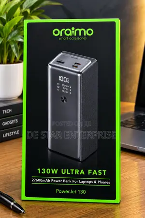 Oraimo PowerJet 130 Ultra Fast 27600mAh Portable Power Bank