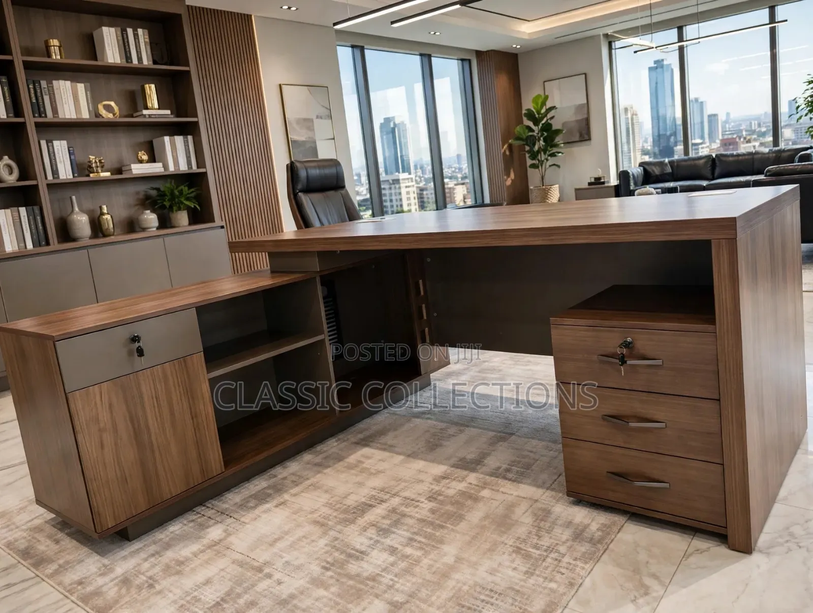 L-Shaped Office Desk-2m Executive
