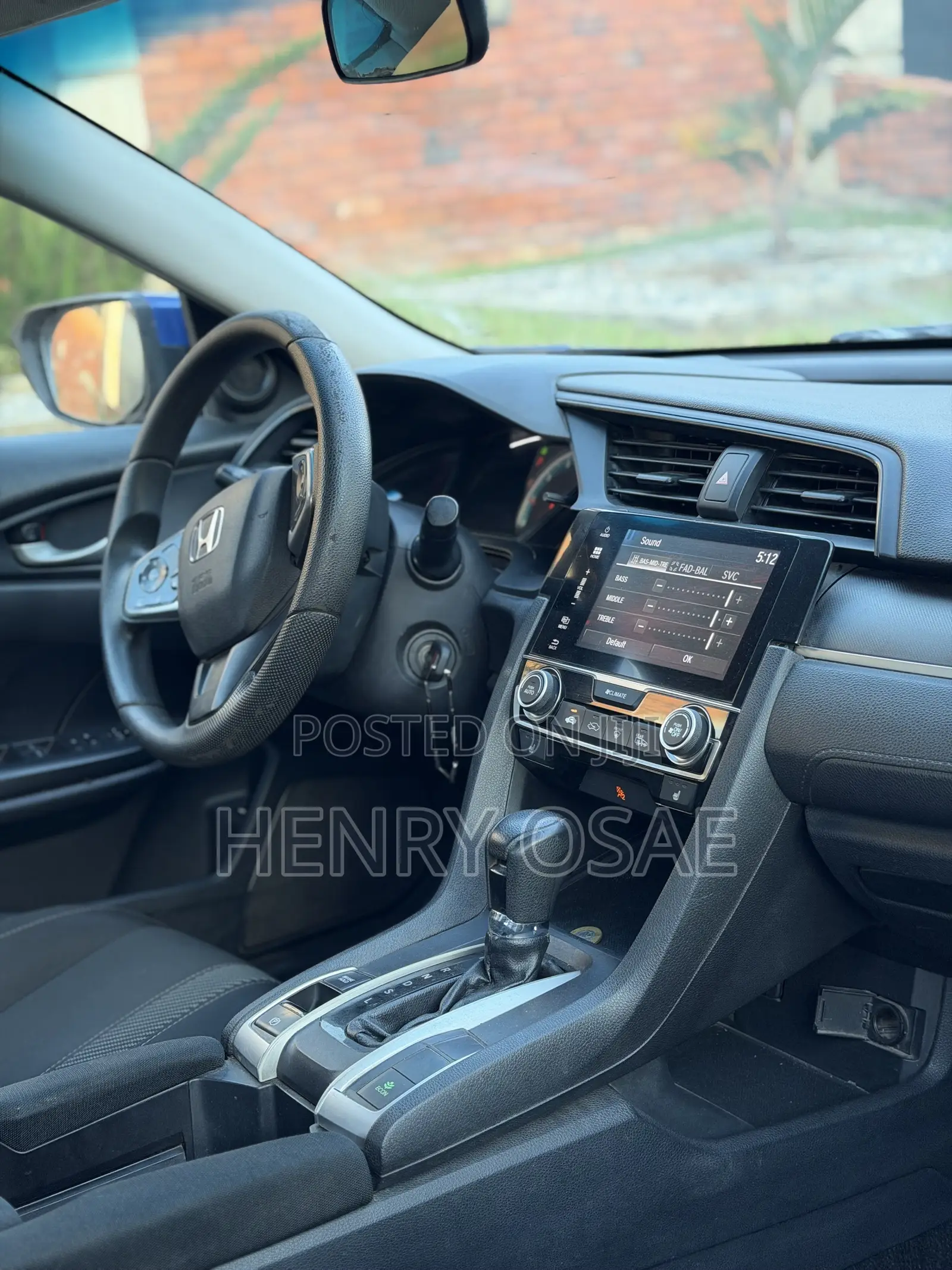 Honda Civic LX 2dr Coupe (2.0L 4cyl) 2016 Blue