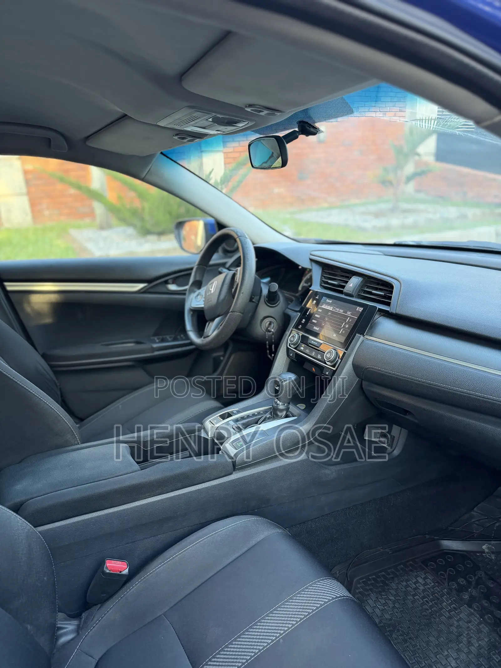 Honda Civic LX 2dr Coupe (2.0L 4cyl) 2016 Blue