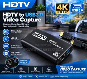 HDMI to USB 3.0 4K Video Capture Card