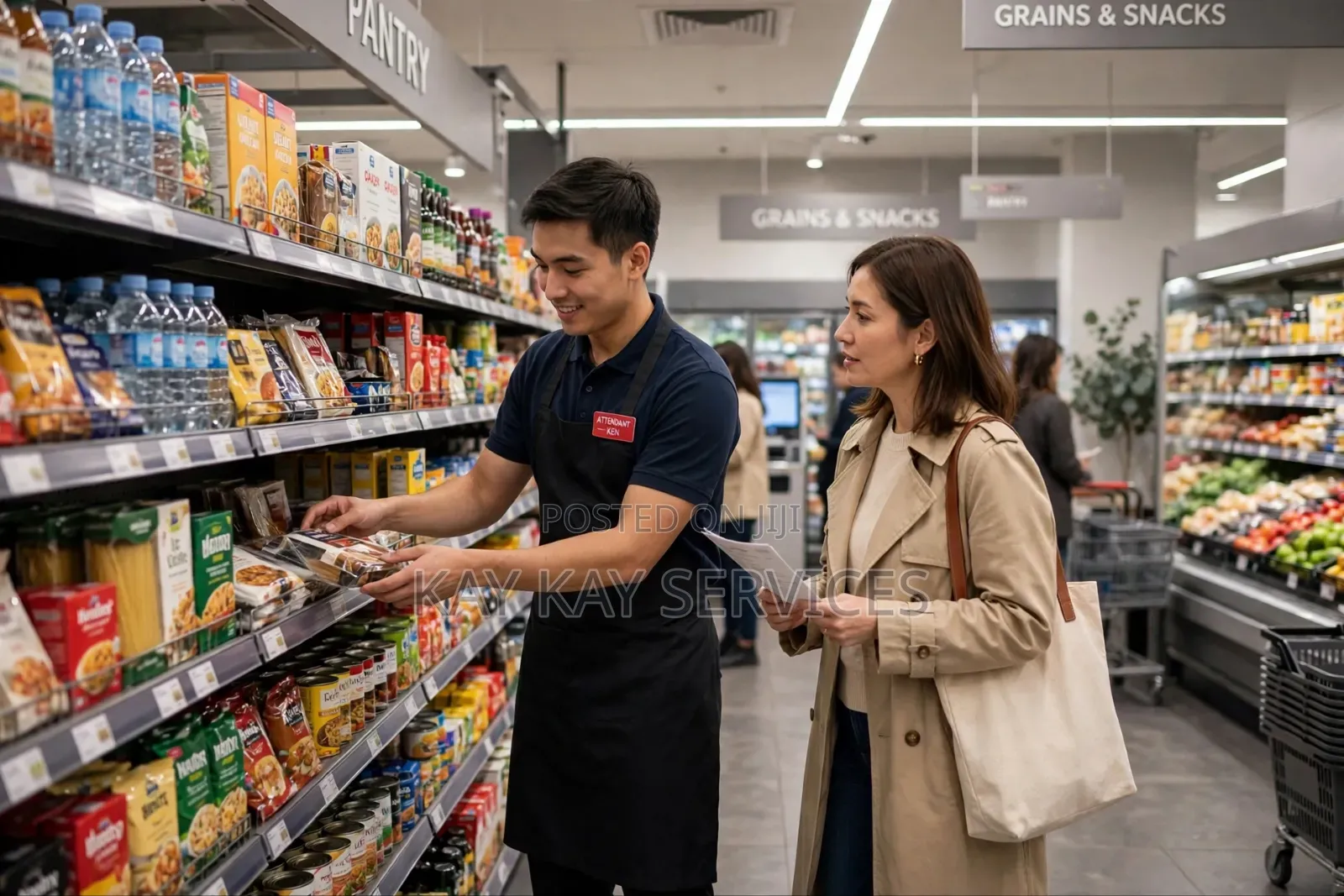 Supermarket Attendants Needed Urgently at Tema and Accra