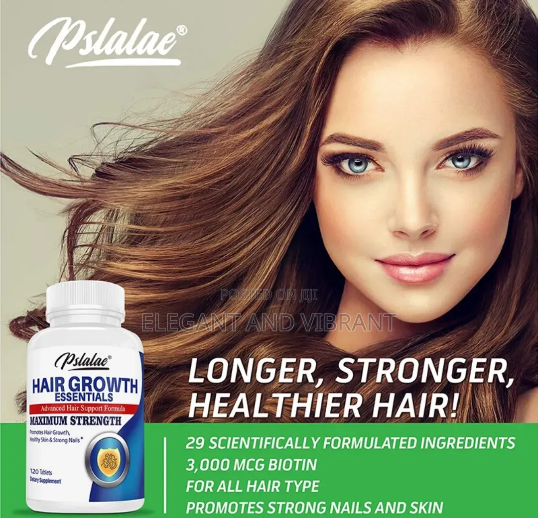 Hair Growth Essentials-With Multivitamins&Minerals for Hair,Skin&Nails