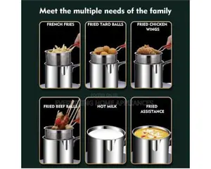 Non- Stick Micro Pressure Cooker Pot and Mini Deep Fryer Available