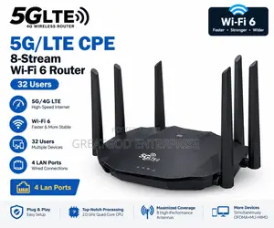 5g/LTE CPE 8-Stream Wi-Fi 6 Router
