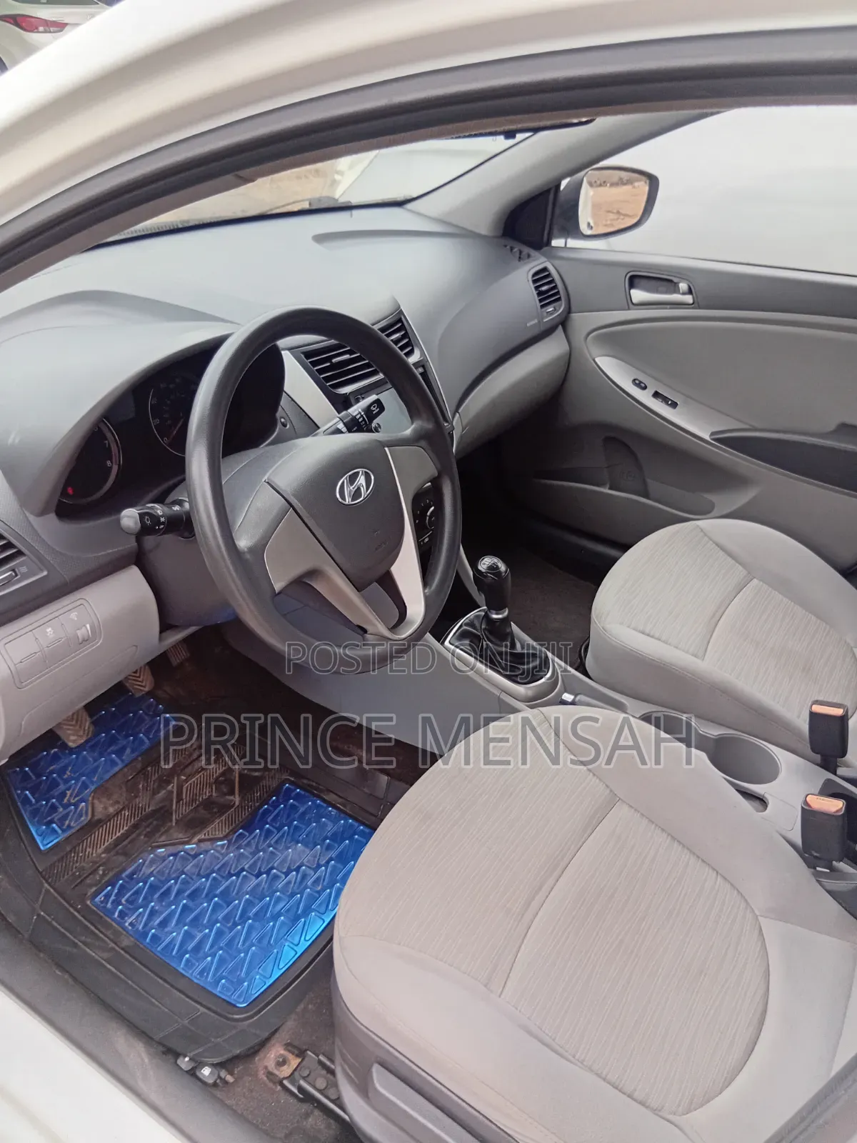 Hyundai Accent GLS 4dr Sedan (1.6L 4cyl 6M) 2015 White