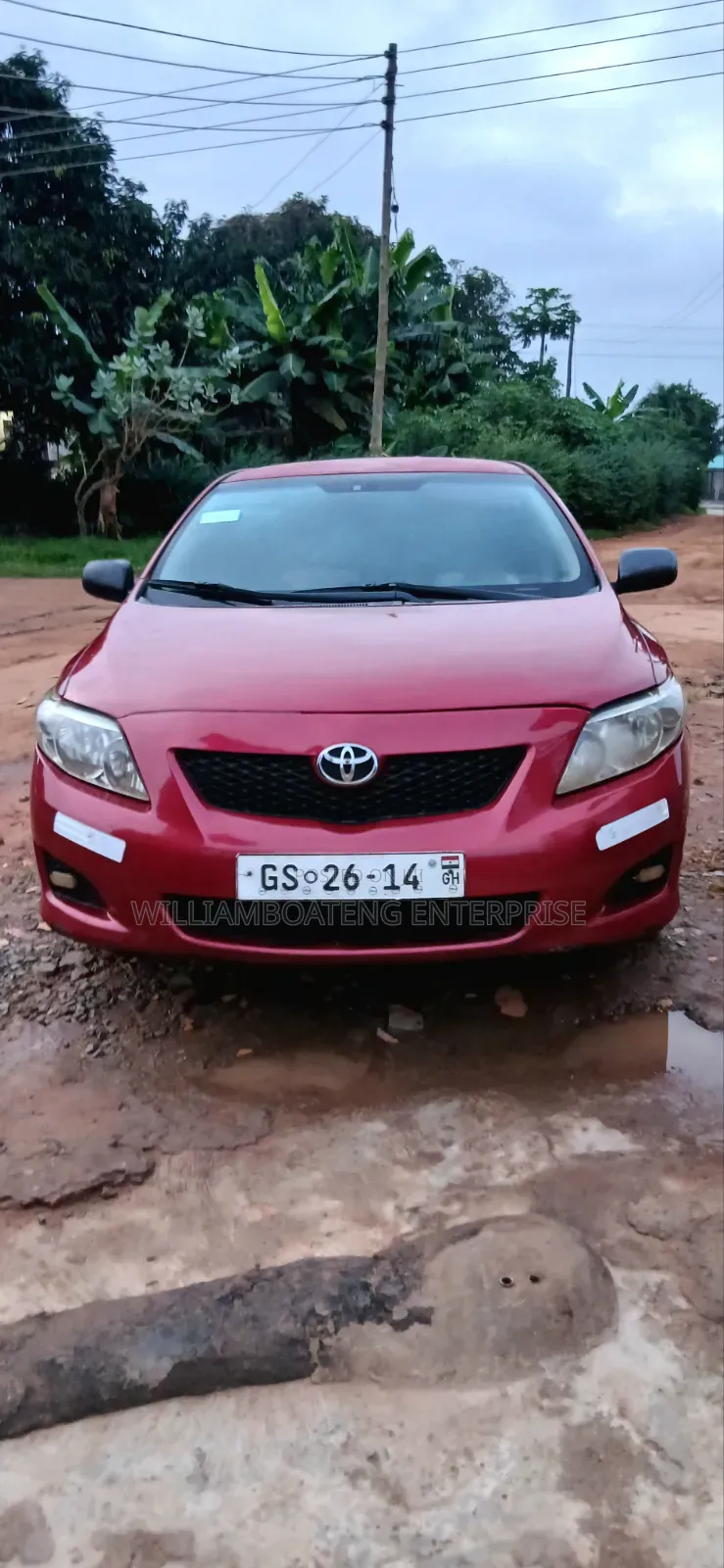 Toyota Corolla LE 4dr Sedan (1.8L 4cyl 4A) 2010 Red