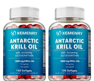Antarctic Krill Oil Capsules - With Omega-3 EPA,DHA,Astaxanthin,Phosp