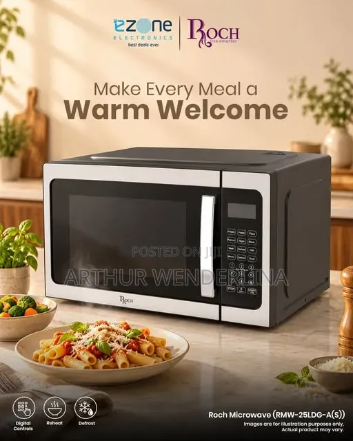 Roch 25liters Microwave With Grill Digital