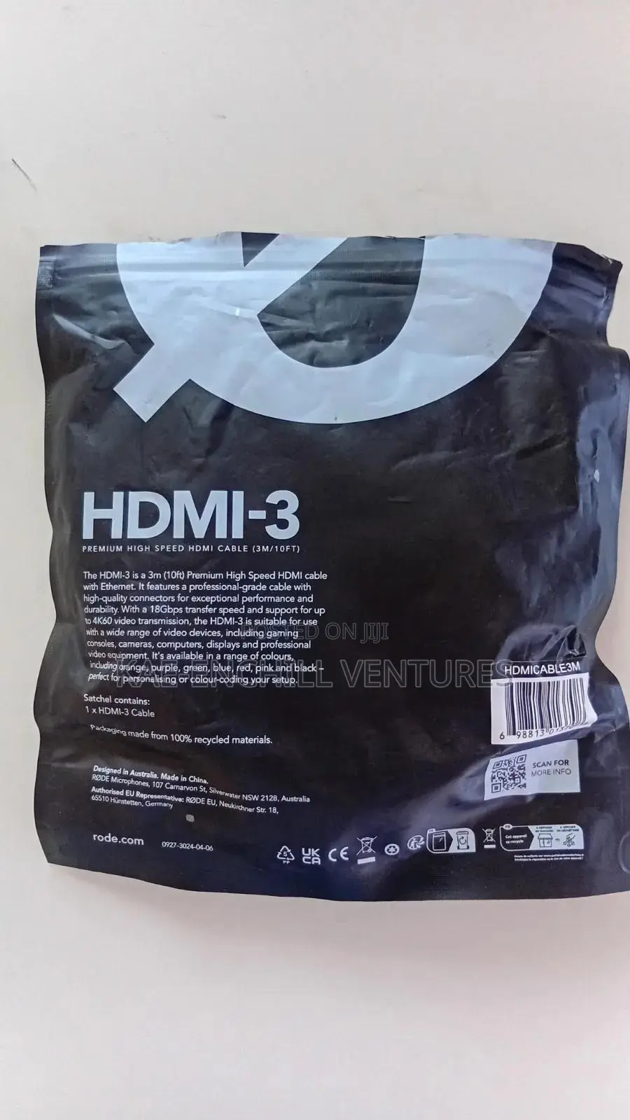 RØDE HDMI Cable 3m