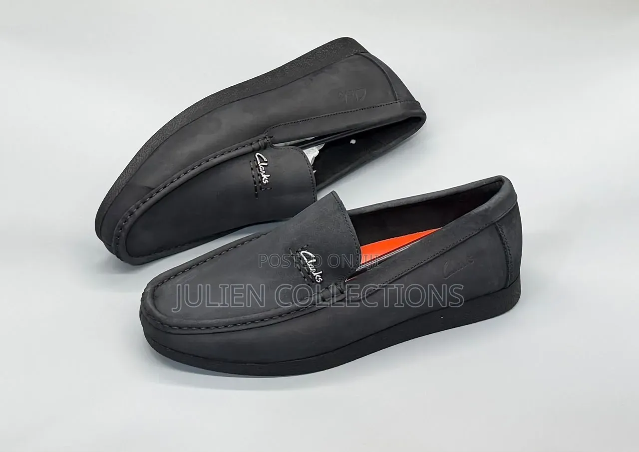 Clarks Loafers Shoes Black Brown