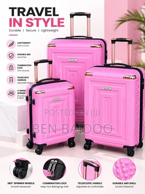 Quality Plastic Travelling Bags 3in1 (Ultimate Travel Experience (