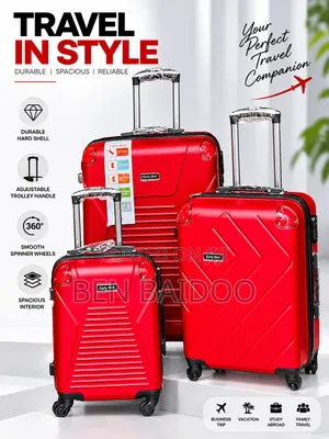 Quality Plastic Travelling Bags 3in1 (Ultimate Travel Experience (