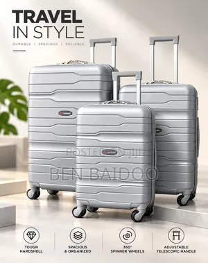 Quality Plastic Travelling Bags 3in1 (Ultimate Travel Experience (