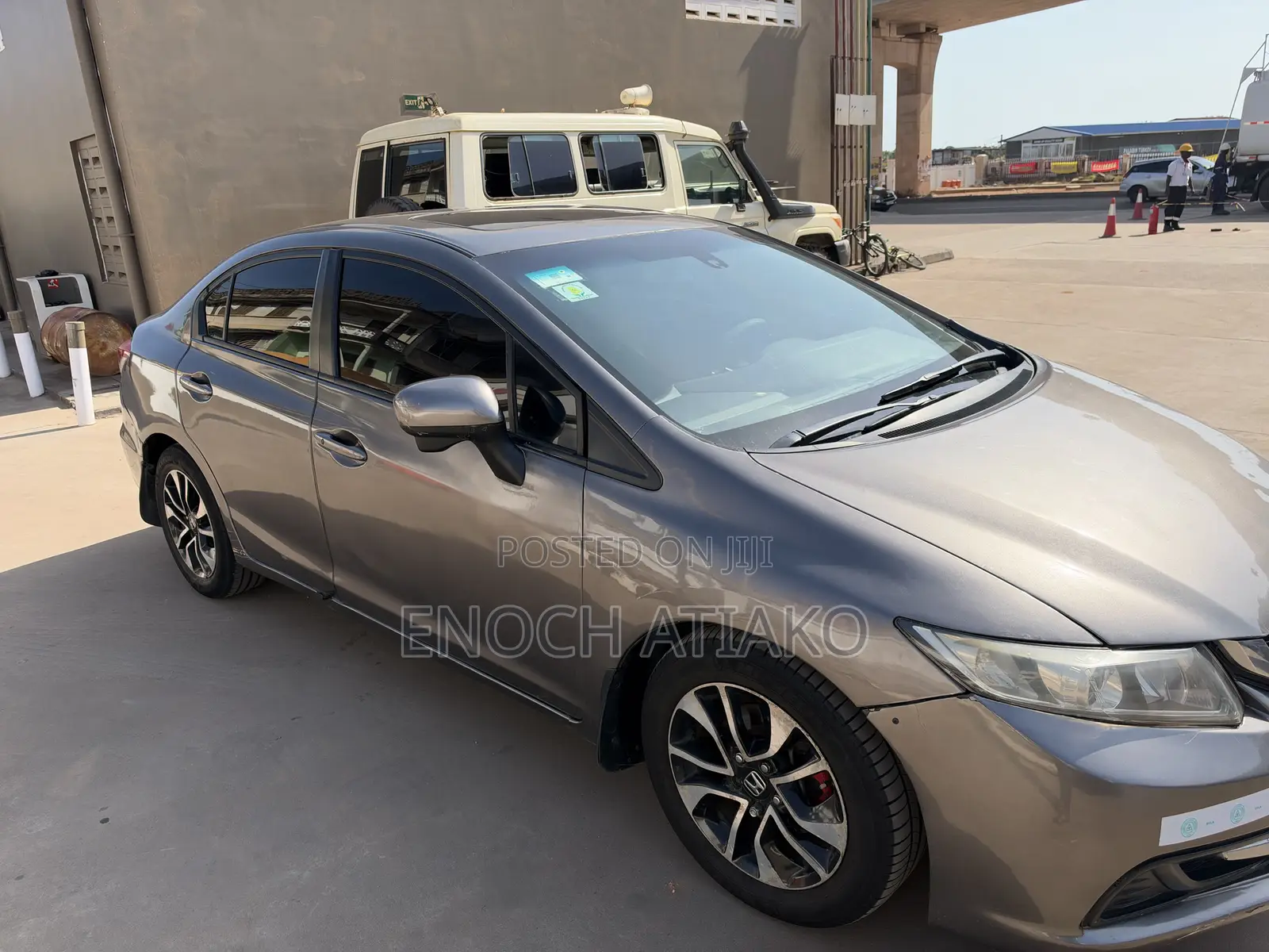 Honda Civic EX-L 4dr Sedan (1.8L 4cyl CVT) 2015 Gray
