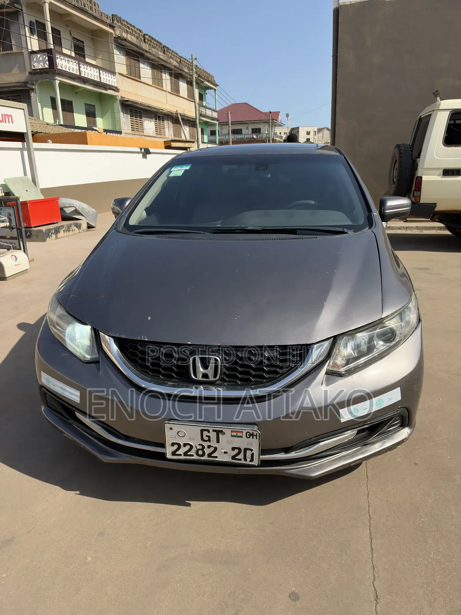 Honda Civic EX-L 4dr Sedan (1.8L 4cyl CVT) 2015 Gray