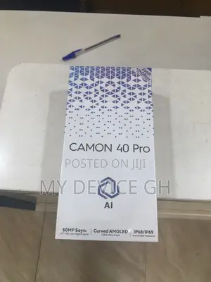 New Tecno Camon 40 Pro 5G 256 GB Black