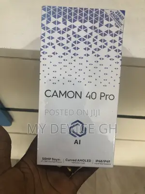 New Tecno Camon 40 Pro 5G 256 GB Black