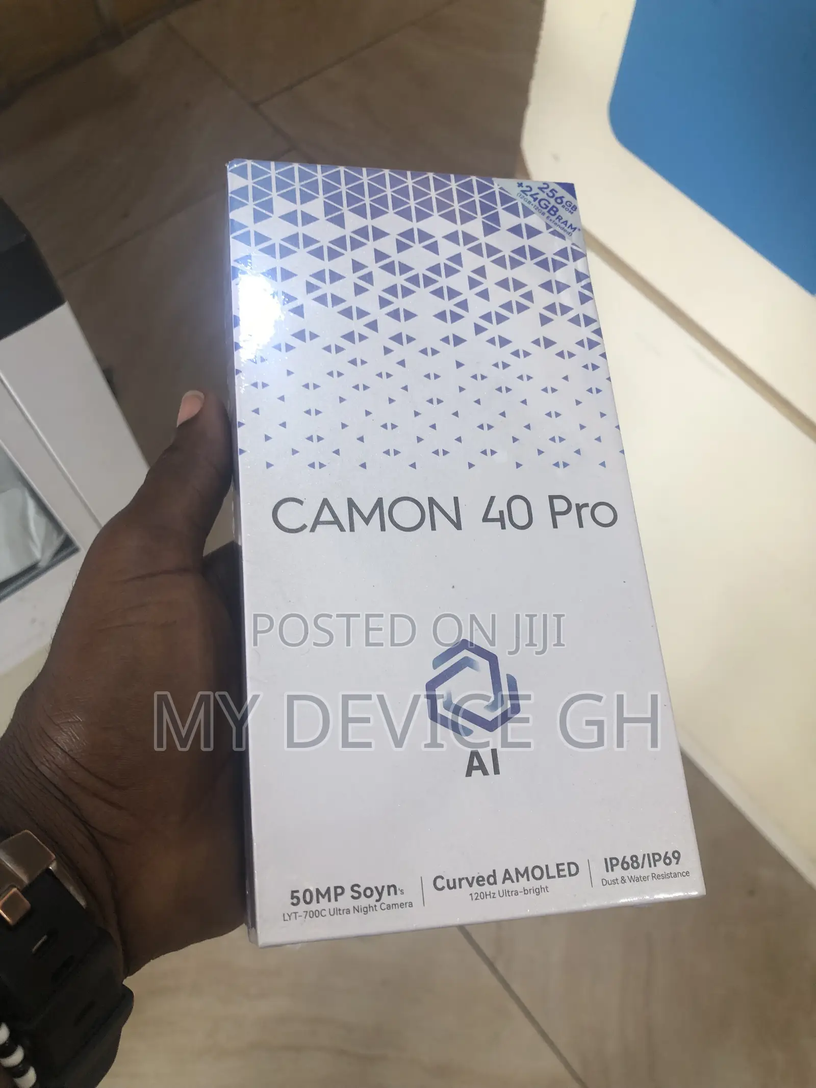 New Tecno Camon 40 Pro 5G 256 GB Black