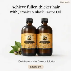 Jamaican Black Castor Oil 8oz.(thicker Hair)