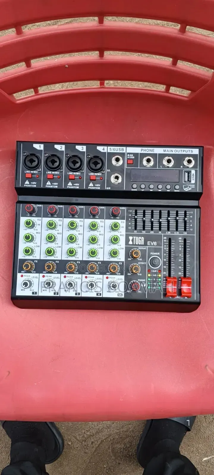 4 to 6 to Channels Mixer With Bluetooth and USB