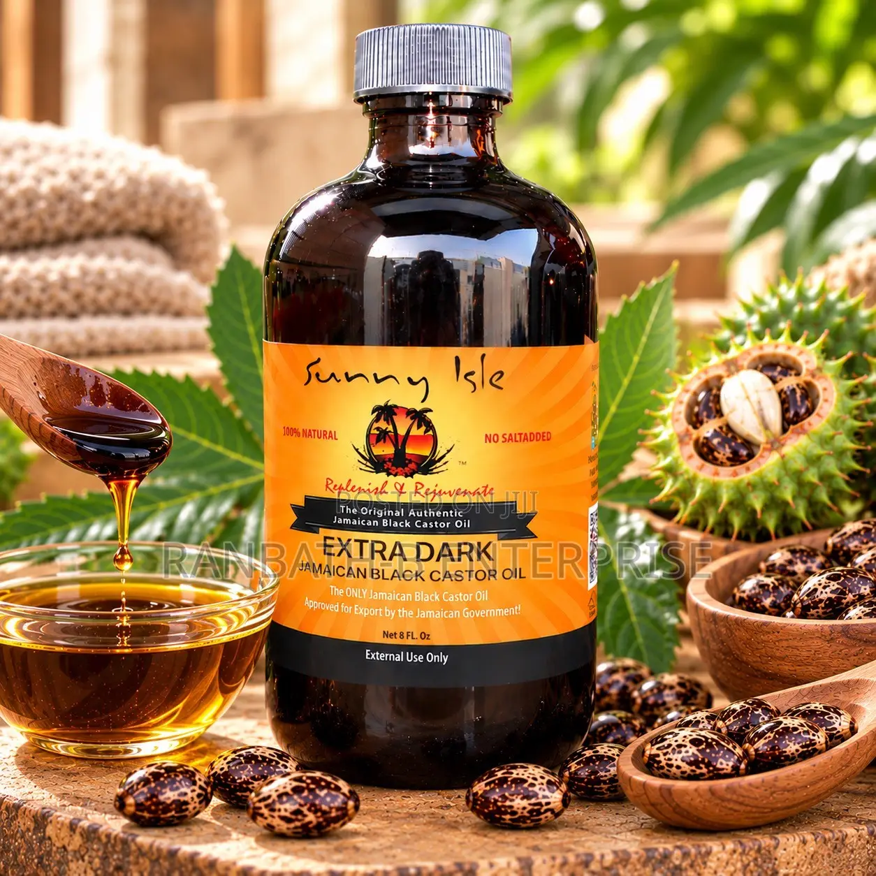 Sunny Isle Extra Dark Jamaican Black Castor Oil for Curly & Coily Hair