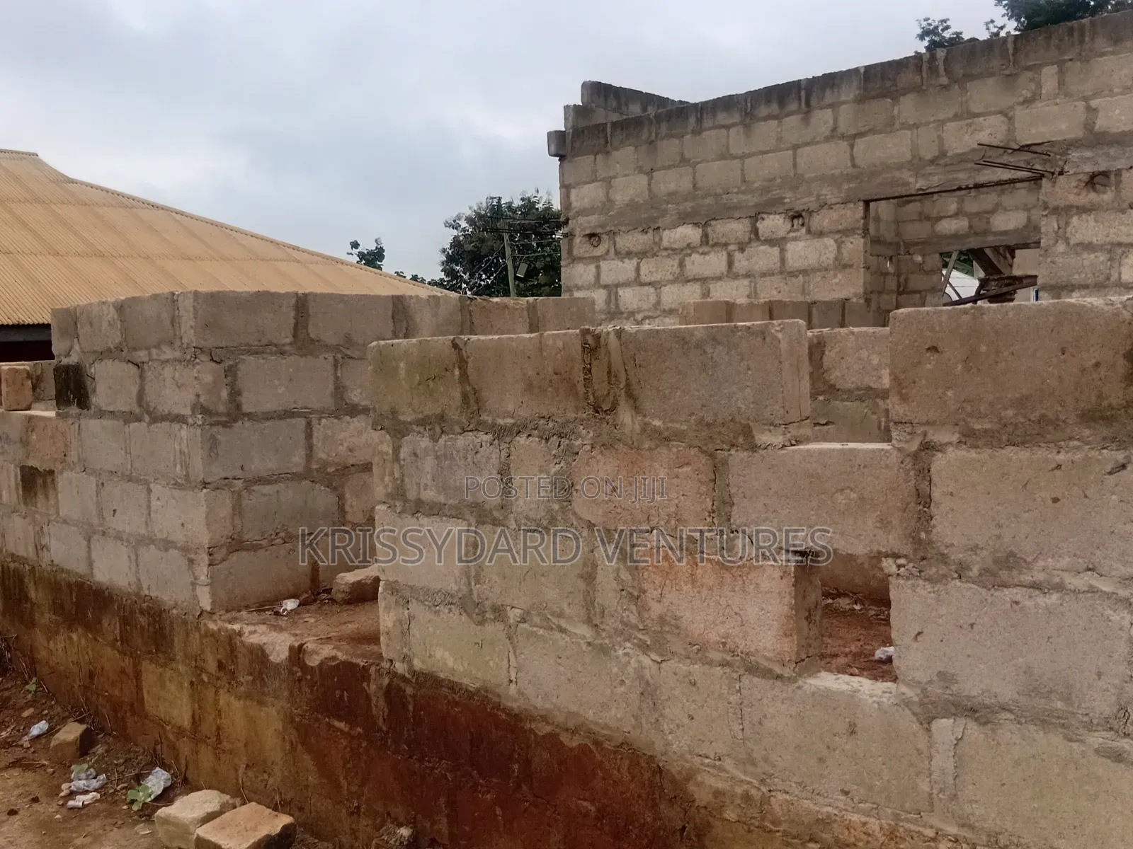 Uncompleted 4bdrm at Akrafo Kokoben Near Nketia, Kumasi for Sale