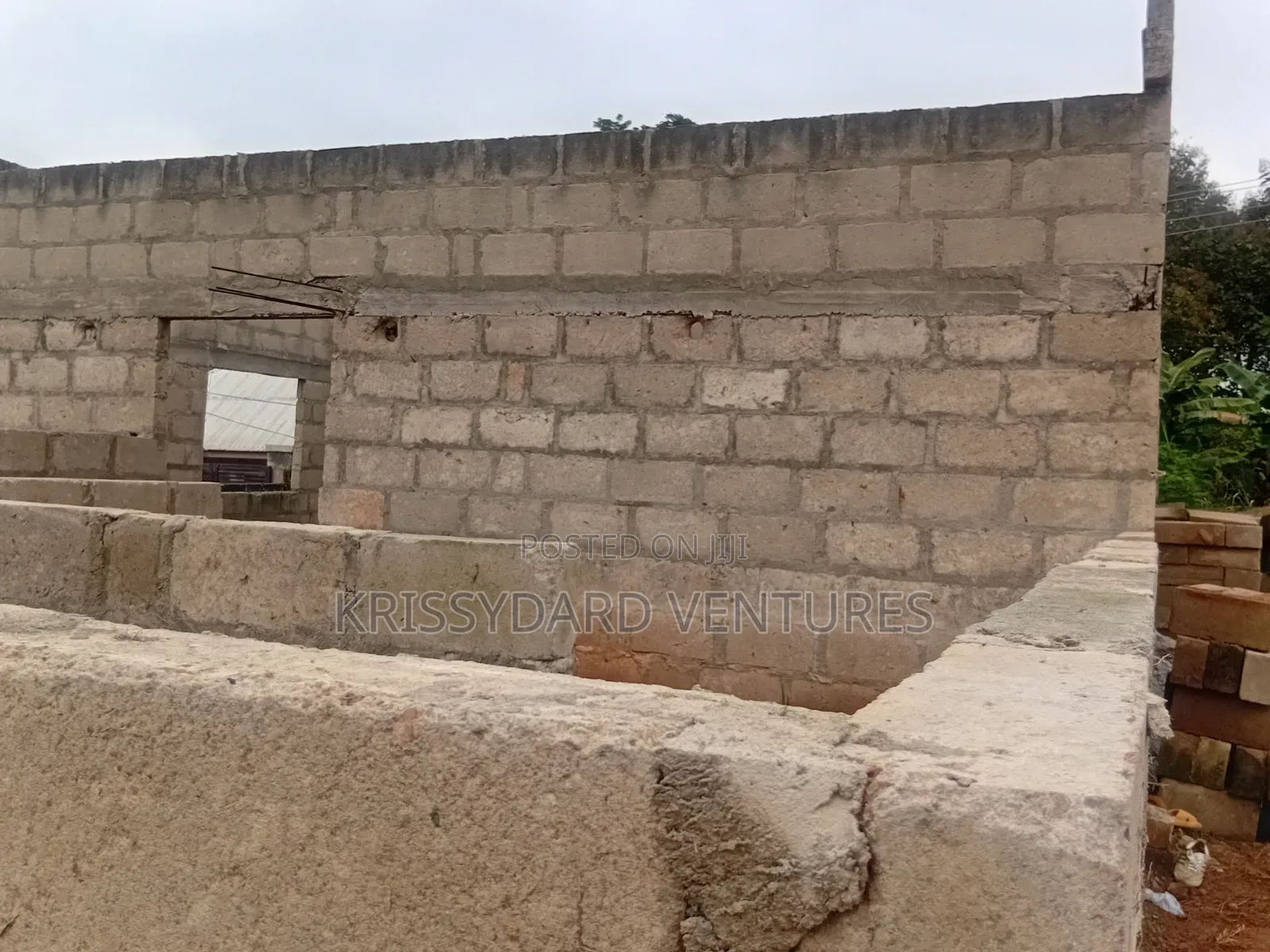 Uncompleted 4bdrm at Akrafo Kokoben Near Nketia, Kumasi for Sale