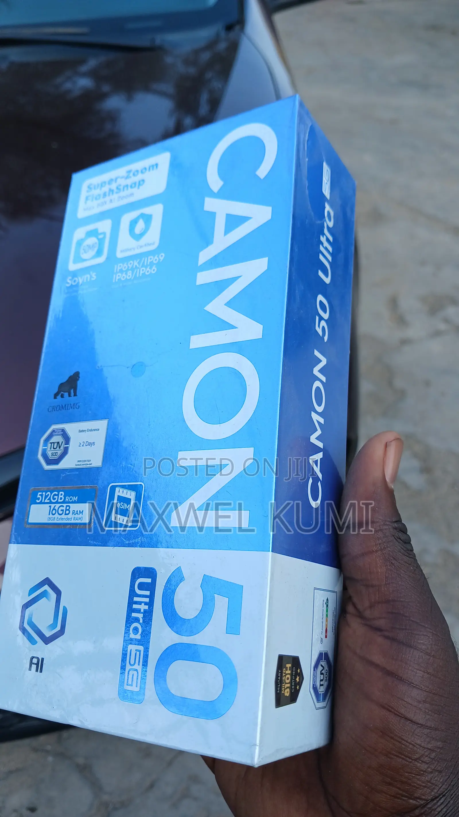 New Tecno Camon 50 Ultra 512 GB Black