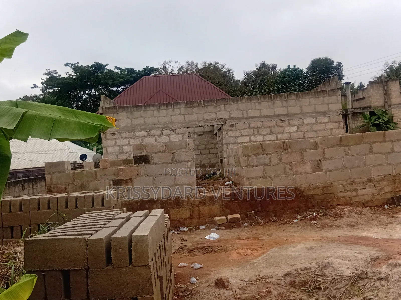 Uncompleted 4bdrm at Akrafo Kokoben Near Nketia, Kumasi for Sale