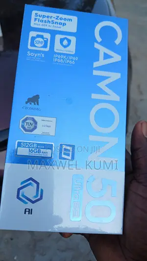 New Tecno Camon 50 Ultra 512 GB Black
