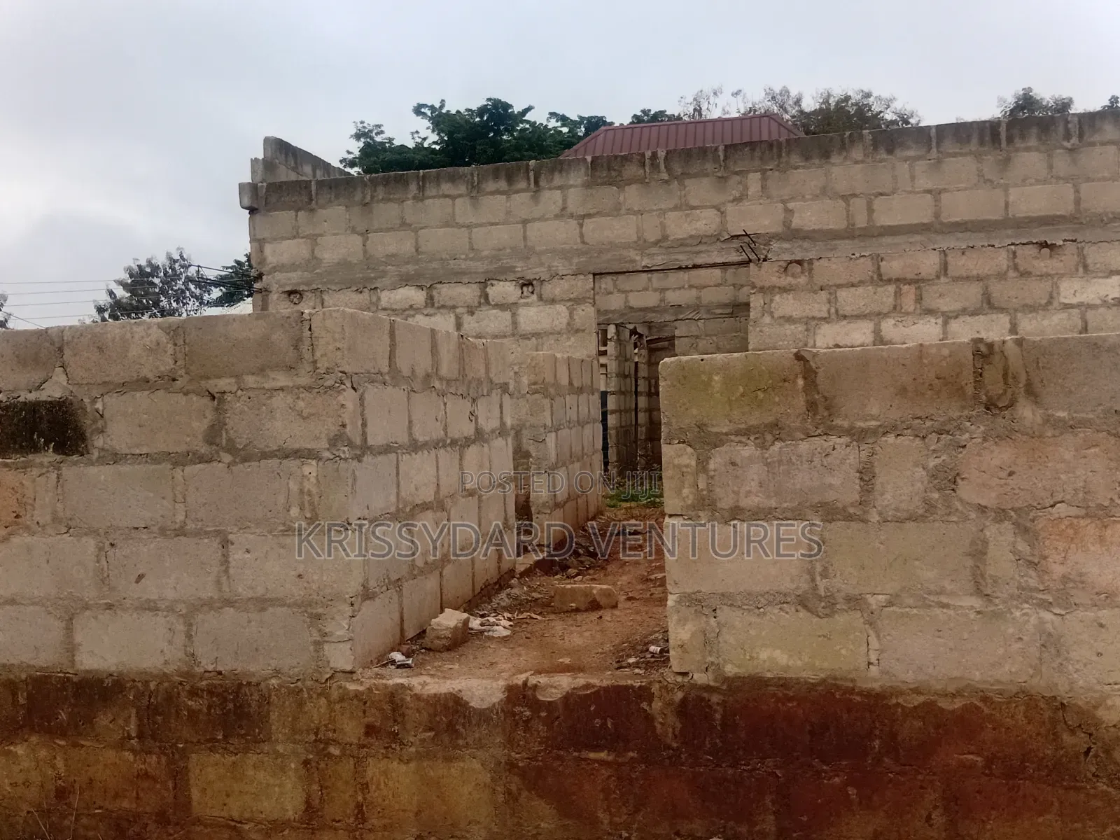 Uncompleted 4bdrm at Akrafo Kokoben Near Nketia, Kumasi for Sale