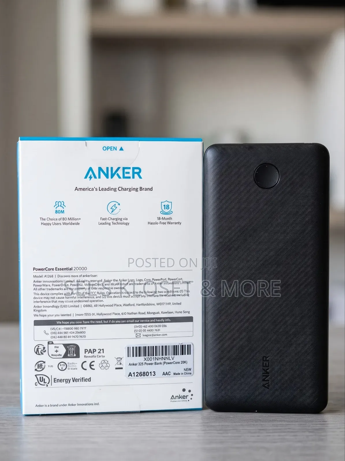 Anker 325 Power Bank (PowerCore 20K)