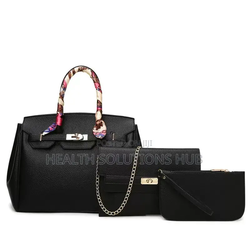 Quality Soft Leather 3 in 1 Ladies Bag