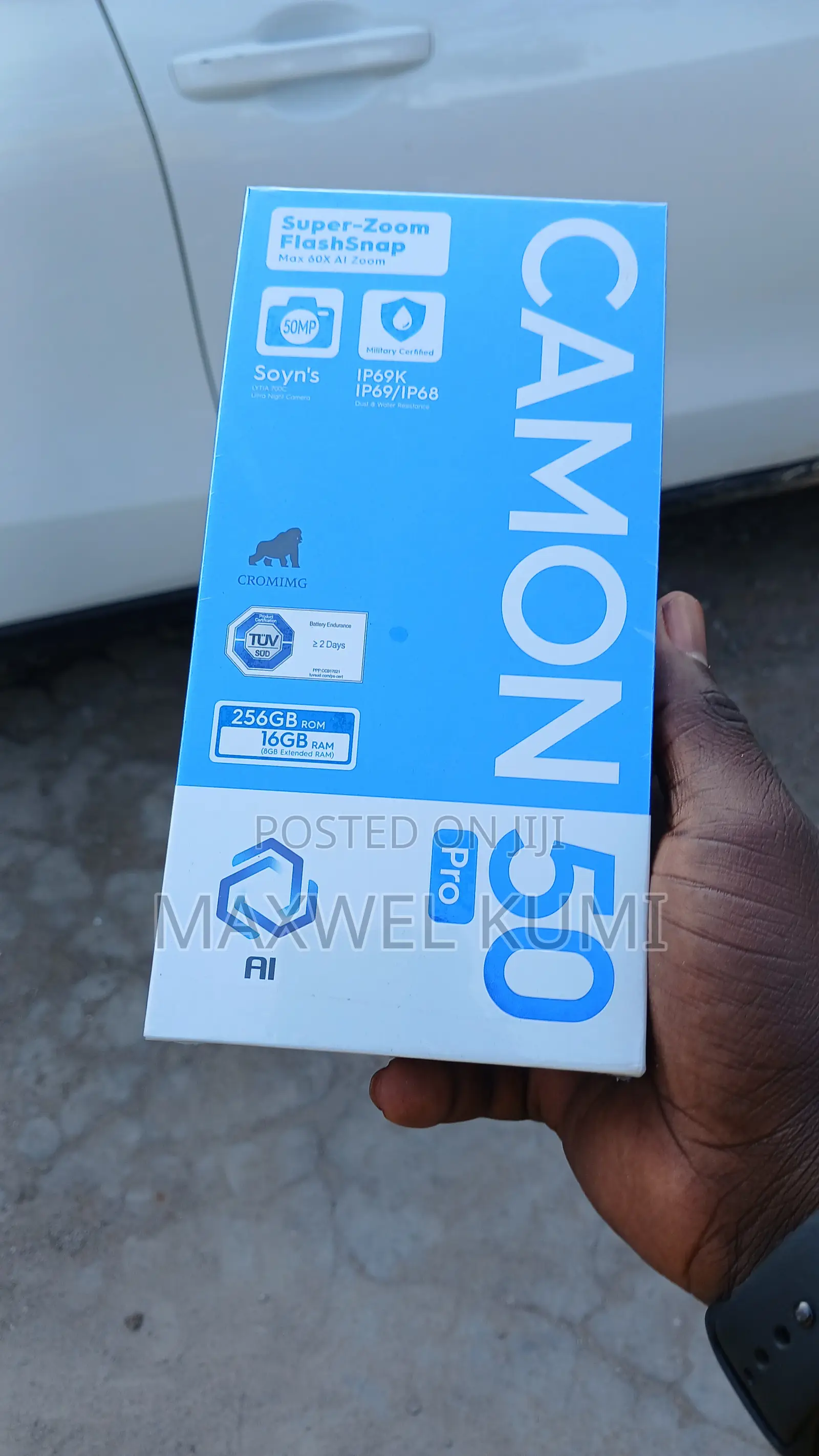 New Tecno Camon 50 Pro 256 GB White
