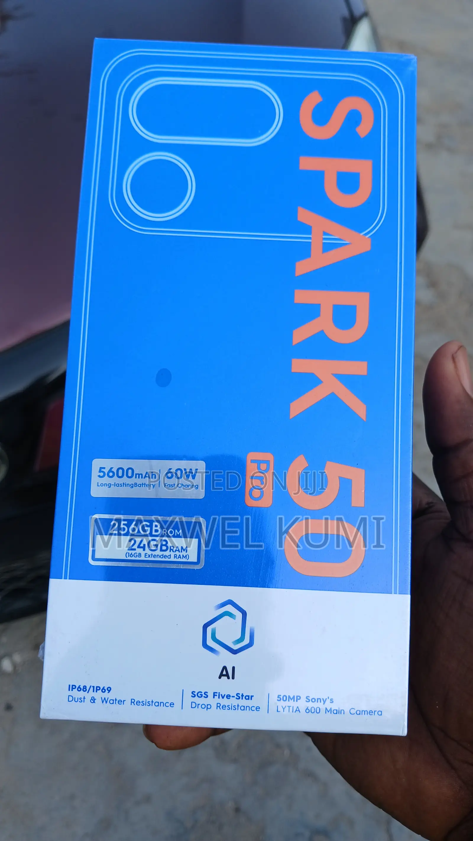 New Tecno Spark 50 Pro 256 GB White