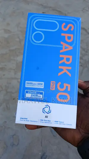New Tecno Spark 50 Pro 256 GB Black