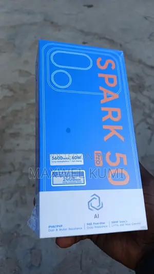 New Tecno Spark 50 Pro 256 GB Black