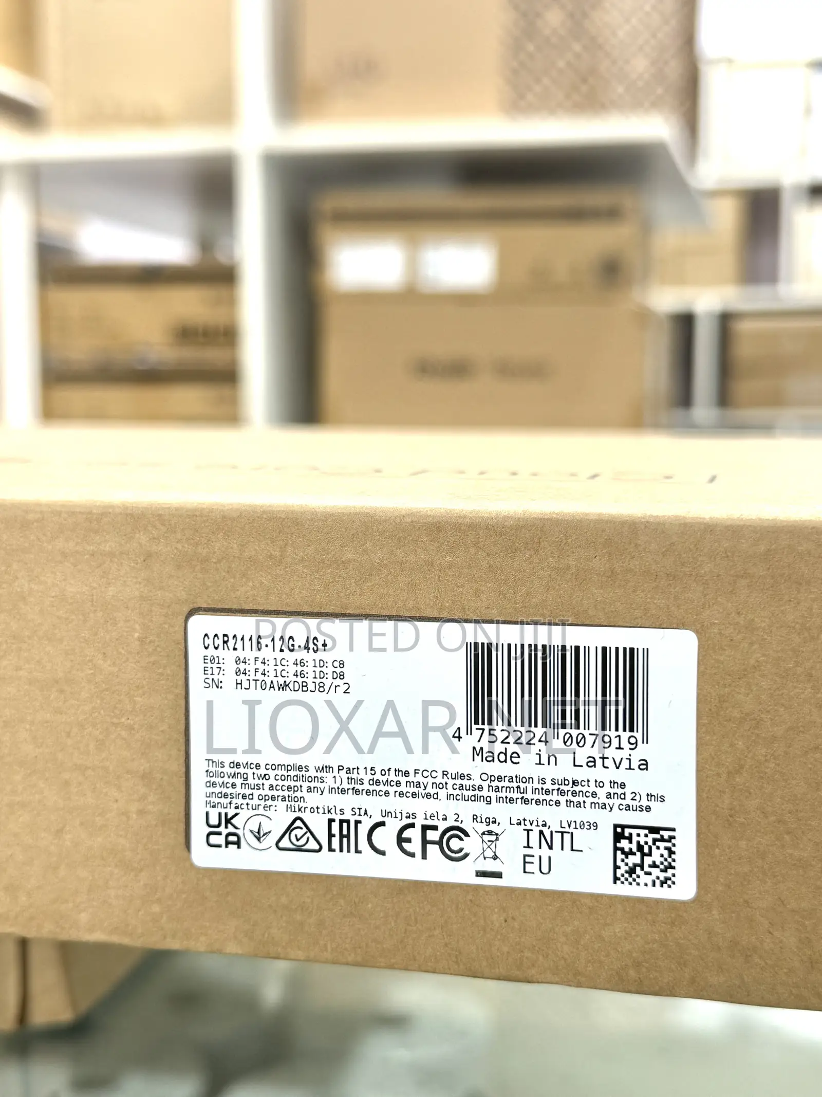 MikroTik CCR2116-12G-4S+ 12-Port Gigabit Managed Network Router