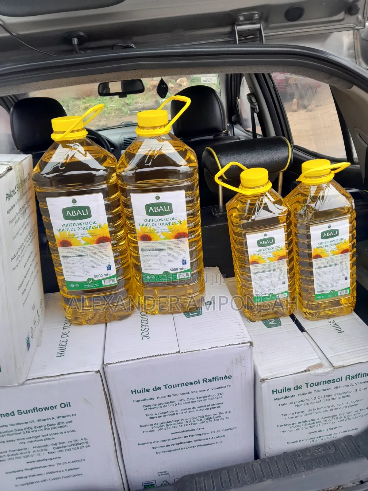 ABALI Sunflower Oil 5L - GHS 190 - Ofankor Barrier - 3L Also Available