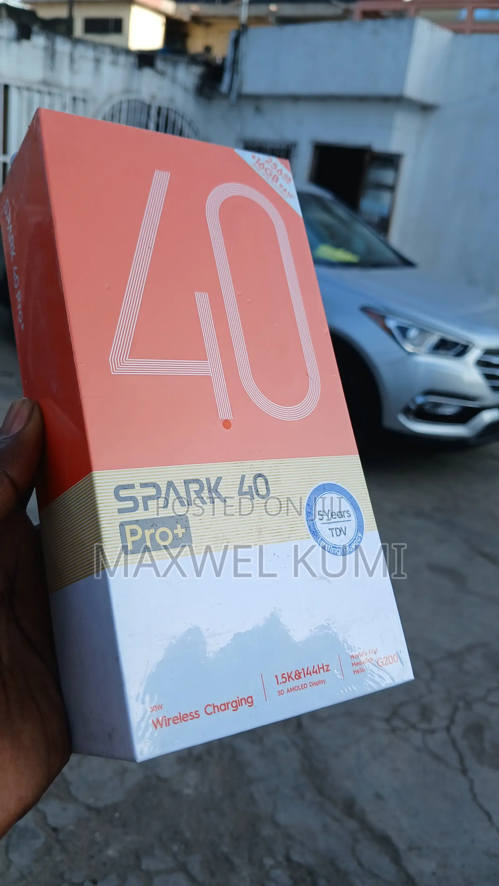 New Tecno Spark 40 Pro+ 256 GB Black