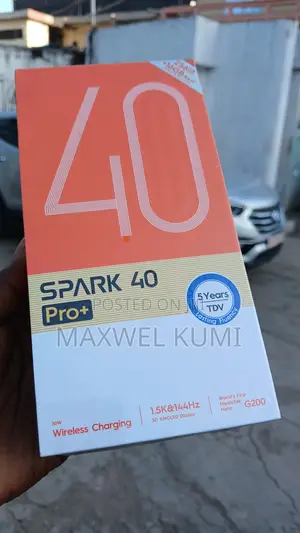 New Tecno Spark 40 Pro+ 256 GB Black